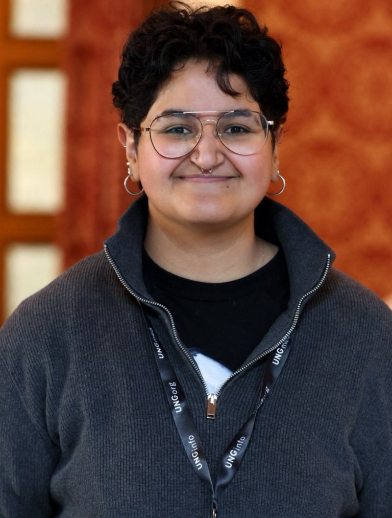 Aydi Rahman Akhtar, sentralstyremedlem i Ungdom mot EU
