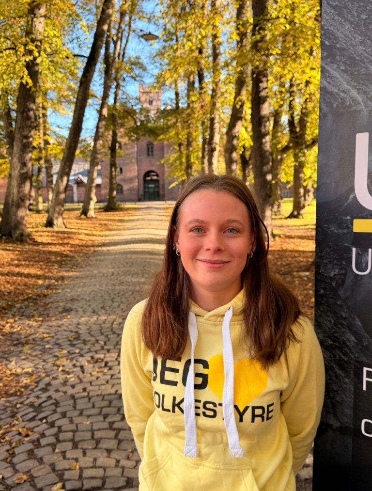 Ingri Furheim, sentralstyremedlem i Ungdom mot EU