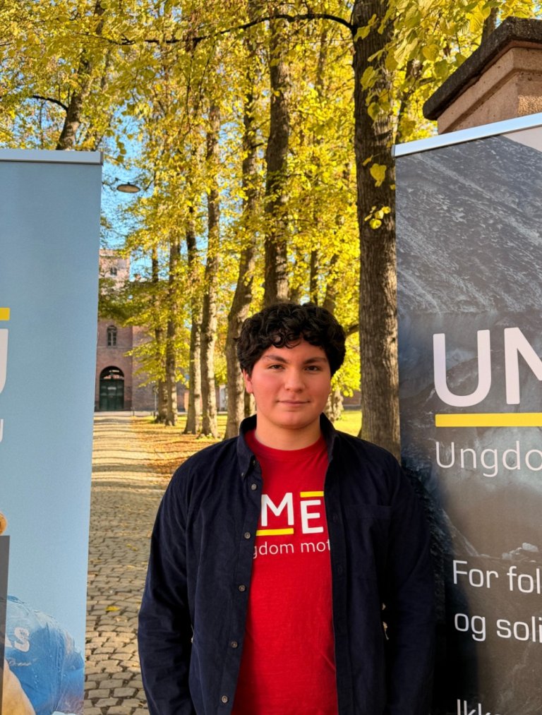 Matias Rosinelli, politisk nestleder i Ungdom mot EU